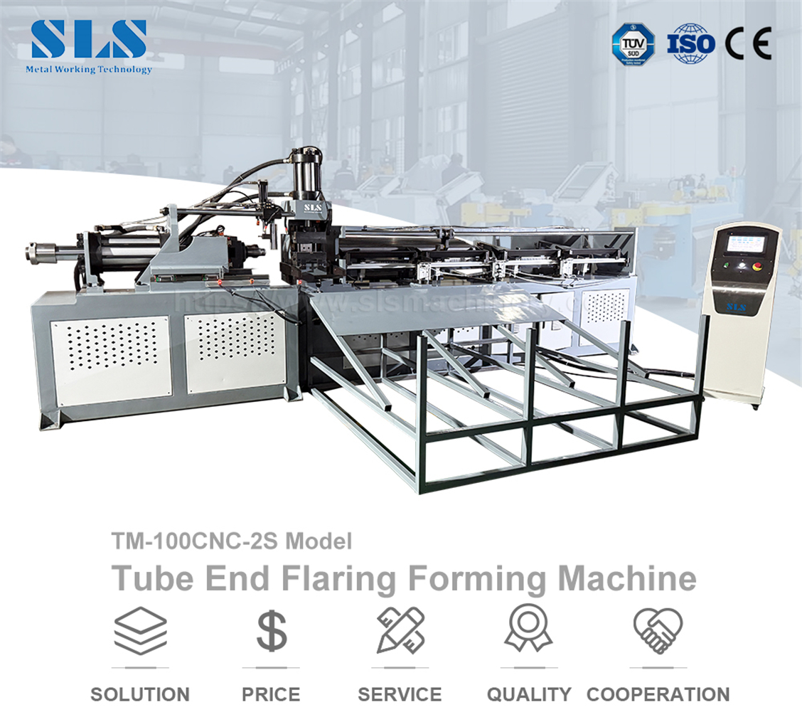 Tube Flaring Machine. X. TM-100CNC-2S.001 آلة حرق الأنابيب. X. TM-100CNC-2S.001