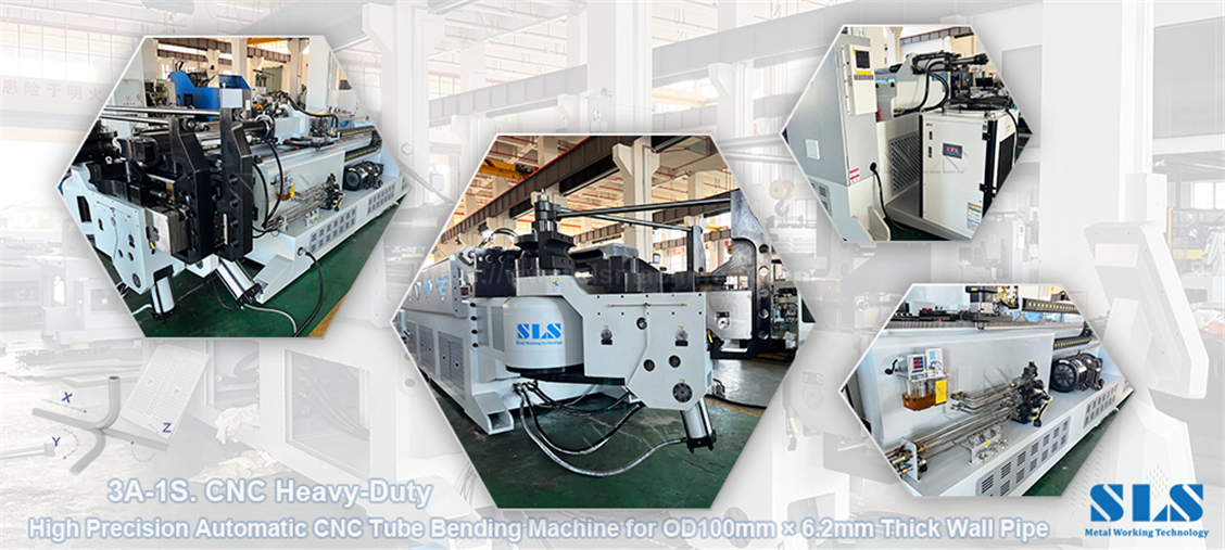 X-130CNC. 008.Heavy‑Duty 3A‑1S Large Tube Bender X-130CNC. 008. أداة ثني الأنبوب الكبيرة للخدمة الشاقة 3A‑1S