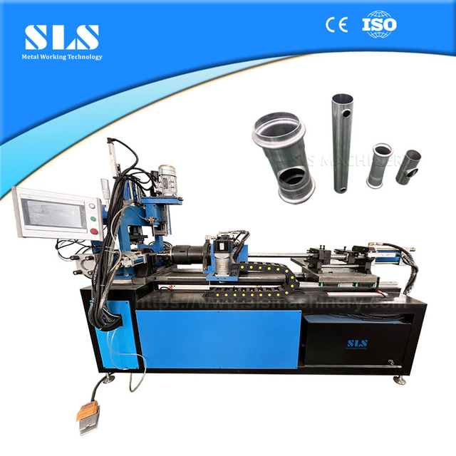 BP-50 TYPE Automatic Tube Hole Collar Machine | CNC أنابيب الفولاذ المقاوم للصدأ اللكم آلة الحافة لعملية تشكيل الفرع الأنبوبي