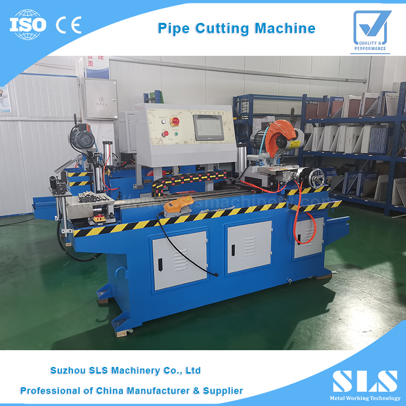 MC-325CNC النوع الهوائي الفولاذ المعدني النحاس الألومنيوم أنبوب صغير 45 درجة أنابيب قطع المنشار