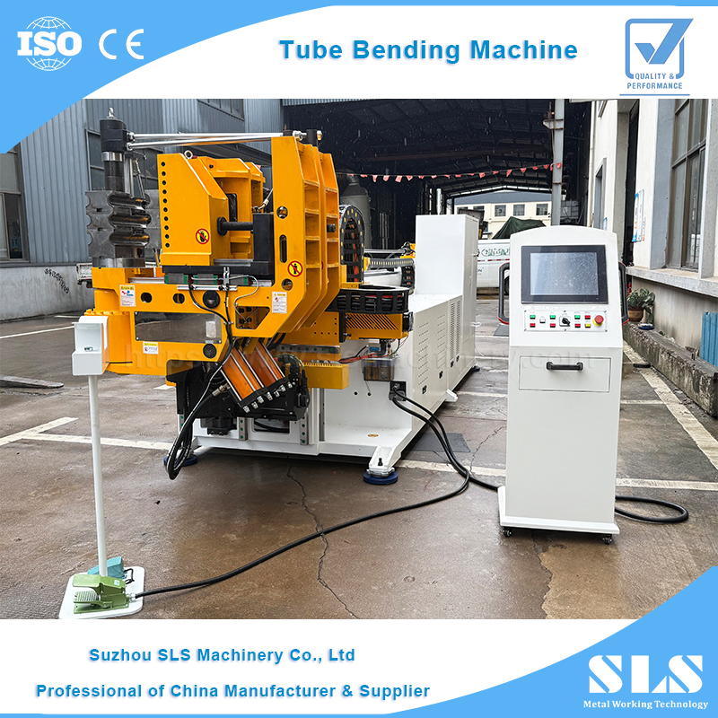 آلة الانحناء التلقائية الأوتوماتيكية | أنبوب CNC Bender - 76 Modle 5 Axis 3 Dies مع منحنى الدفع