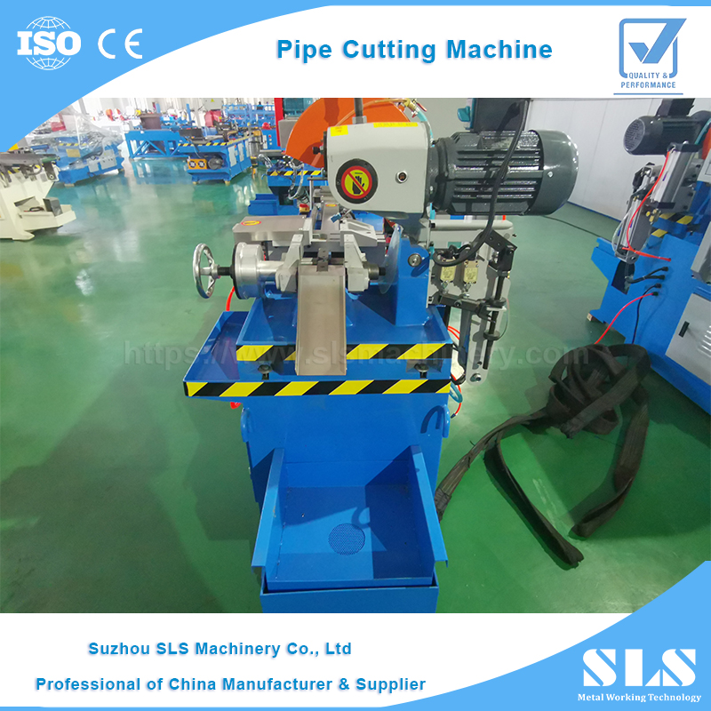 MC-325CNC النوع الهوائي الفولاذ المعدني النحاس الألومنيوم أنبوب صغير 45 درجة أنابيب قطع المنشار