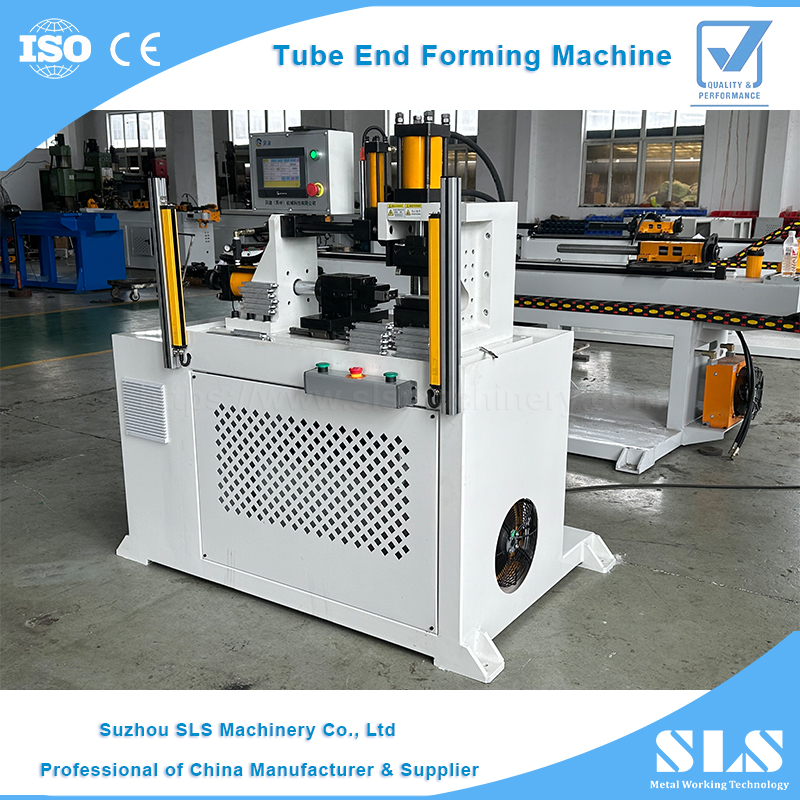 مكثف المبادل الحراري المبادل النحاس نهاية تشكيل آلة | SS معدات تقليل الأنابيب الأنبوبية SS - TM -25NC 