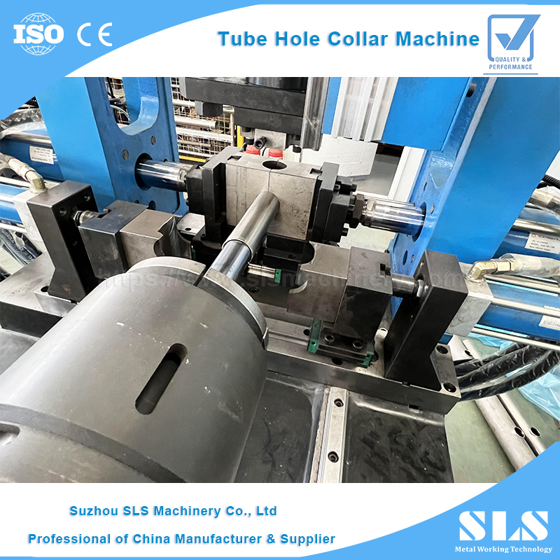 BP-50 TYPE Automatic Tube Hole Collar Machine | CNC أنابيب الفولاذ المقاوم للصدأ اللكم آلة الحافة لعملية تشكيل الفرع الأنبوبي