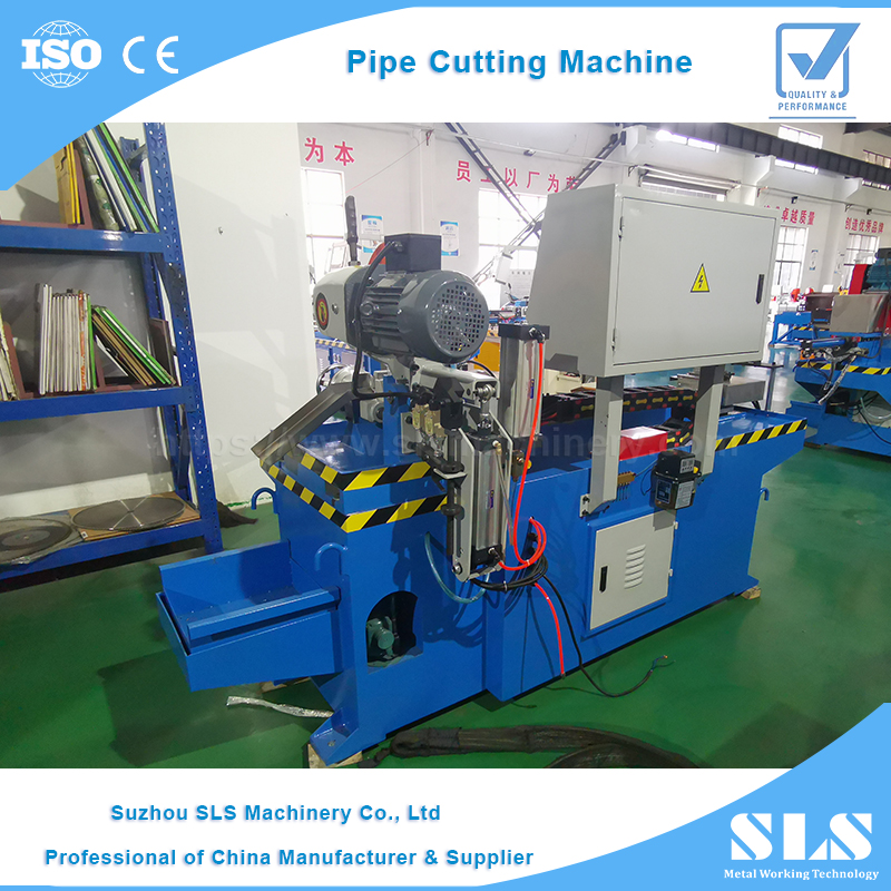 MC-325CNC النوع الهوائي الفولاذ المعدني النحاس الألومنيوم أنبوب صغير 45 درجة أنابيب قطع المنشار