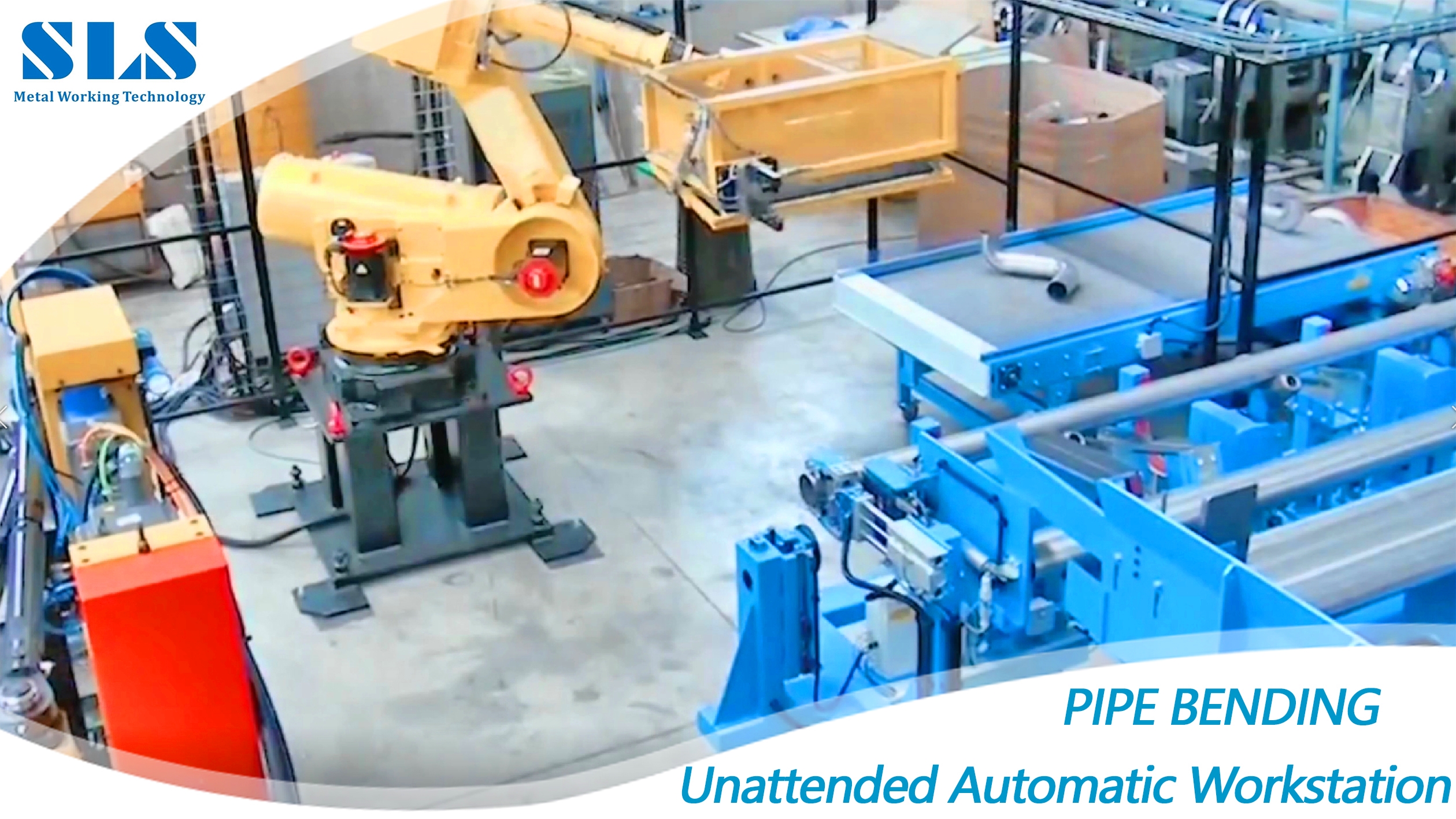 CNC PIPE Bender من محطة العمل التلقائية غير المراقبة | تقنية الانحناء شكل آلات SLS