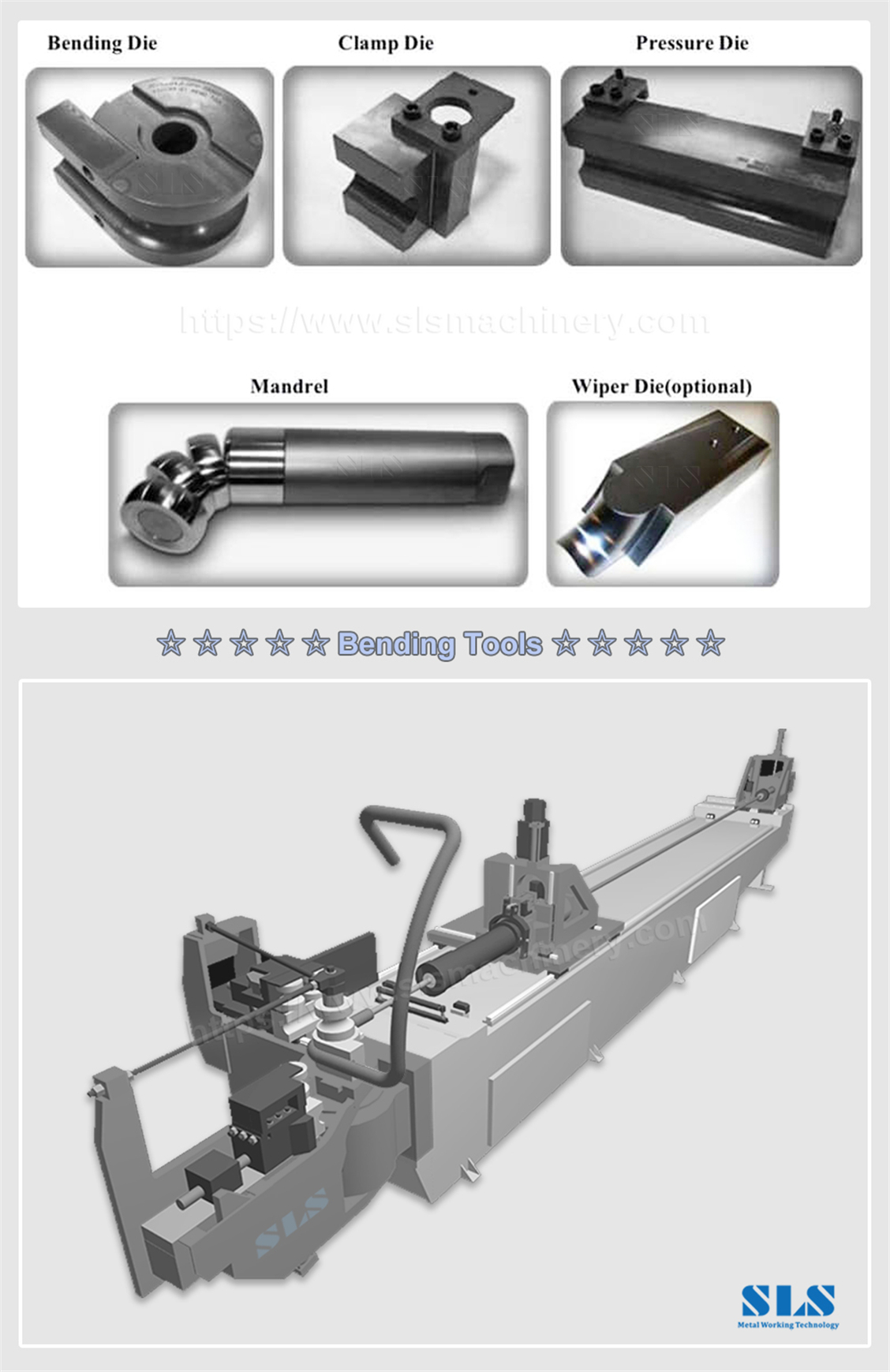 X. قوالب ثني الأنابيب. أدوات الثني. 003