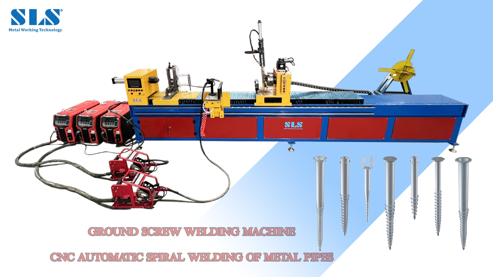 خط الإنتاج المسمار المسمار - خط الإنتاج - CNC Auto Spiral Welding Equipment of Ground Scre