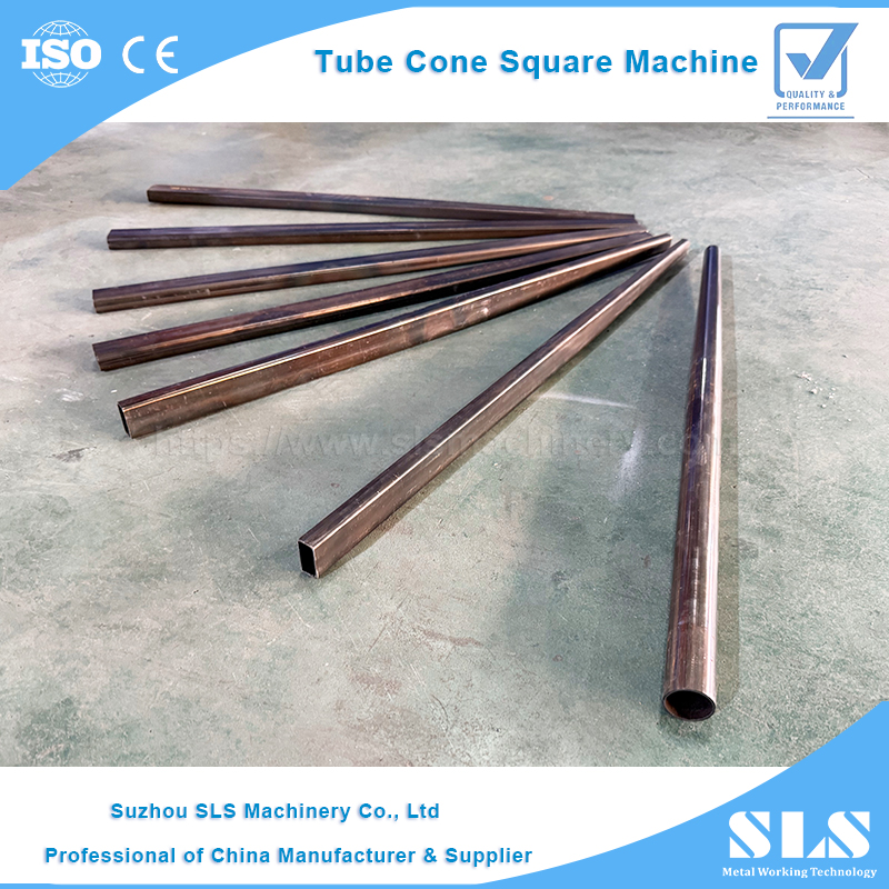 أرجل الأثاث أنبوب مدبب ومخروط مربع آلة | معدات تلاشي تفتق أنبوب معدني (نوع TS-50NC)