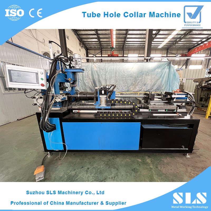 BP-50 TYPE Automatic Tube Hole Collar Machine | CNC أنابيب الفولاذ المقاوم للصدأ اللكم آلة الحافة لعملية تشكيل الفرع الأنبوبي