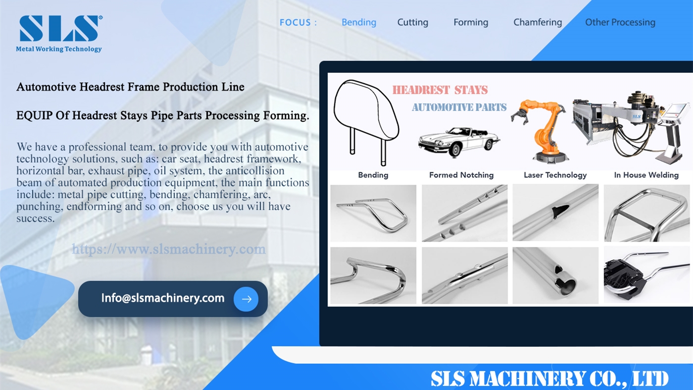 مسند رأس السيارات الإقامة / آلة الانحناء الإطار - خط إنتاج أنابيب CNC