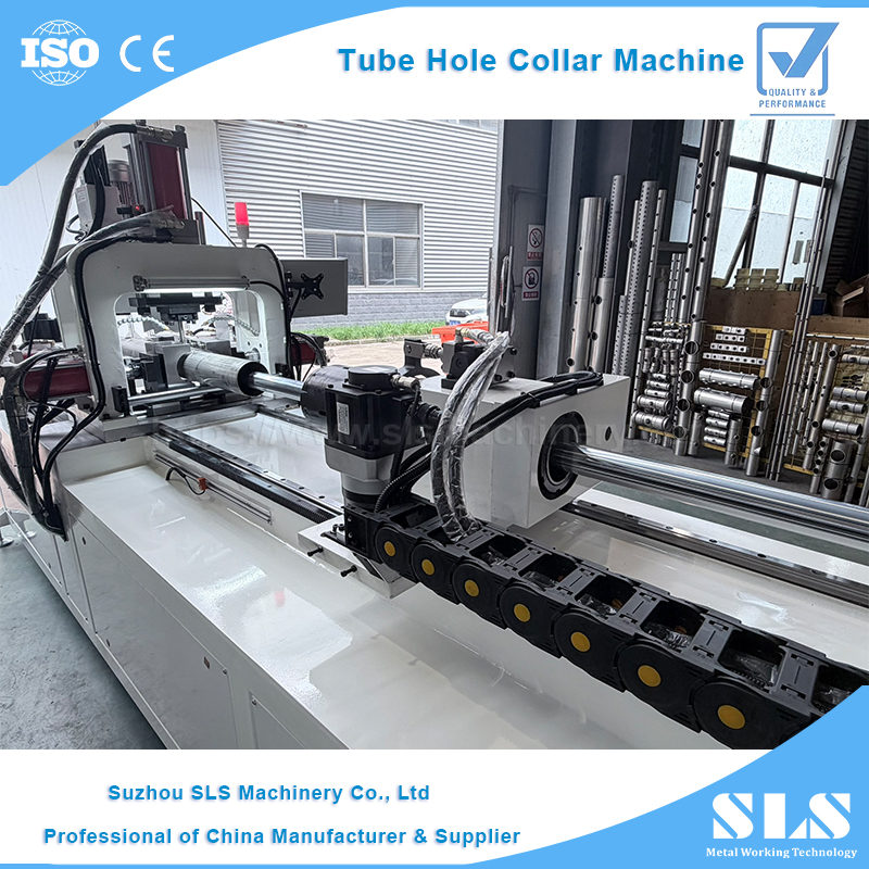 BP-130 نوع التلقائي CNC أنبوب الصلب طوق ثقب اللكم وآلة الحفر لCDU السائل أنبوب التبريد فرع المشعبات رأس